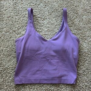 Lululemon align tank top size 4 purple
